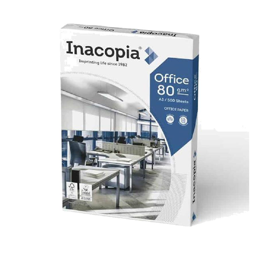 Φωτοαντιγραφικό Χαρτί Inacopia A3 80gr/m² 500 φύλλα
